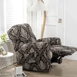 Stretch Recliner Cover Recliner Covers 1 Seater Armchair Couch Slipcover with Elastic Loop, Anti-cat Scratch Furniture Protector for Kids, Pets, Dogs, Cats