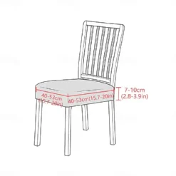 Stretch Seat Covers for Dining Room High Back Dining Chair Cover Floral Printed Soft Removable Washable Seat Covers for Dining Chairs, Dining Room Seat Cover Protector