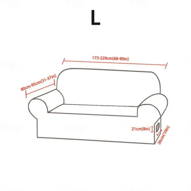 Stretch Sofa Cover Slipcover Elastic Velvet Sectional Couch Armchair Loveseat Burgundy Red 4 Or 3 Seater L Shape Plain Solid Color Soft Durable