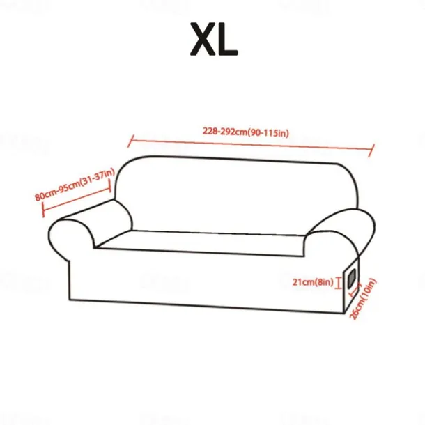 Stretch Sofa Cover Slipcover Elastic Velvet Sectional Couch Armchair Loveseat Burgundy Red 4 Or 3 Seater L Shape Plain Solid Color Soft Durable