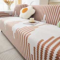 Stretch Sofa Cover Sofa Slipcovers Soft Durable Couch Cover 1 Piece Spandex Jacquard Velvet Washable Furniture Protector fit Armchair Seat/Loveseat/Sofa/XL Sofa