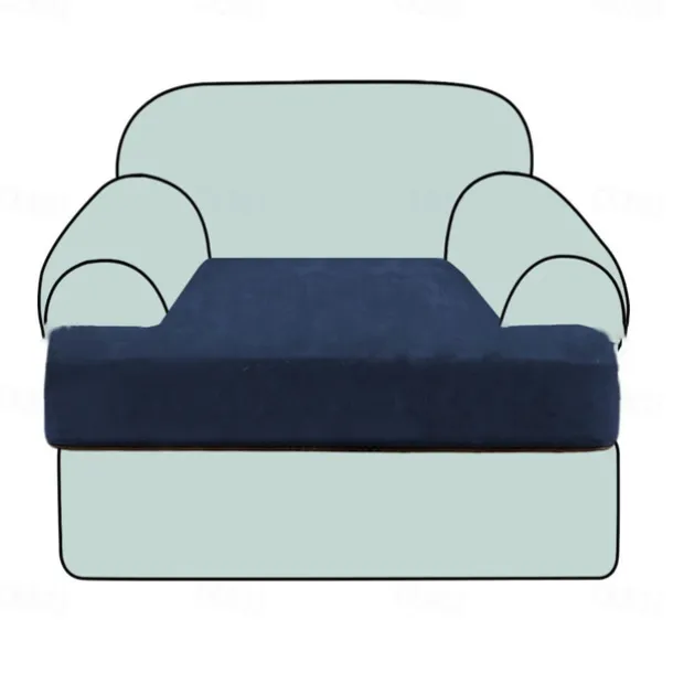 Stretch Sofa Seat Cover Couch T Seat Pad Cushion Slipcover Elastic Couch Armchair Loveseat 3 Seater Grey Plain Solid Soft Durable Washable