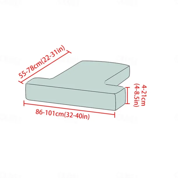 Stretch Sofa Seat Cover Couch T Seat Pad Cushion Slipcover Elastic Couch Armchair Loveseat 3 Seater Grey Plain Solid Soft Durable Washable