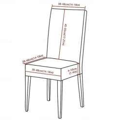 Stretch Spandex Dining Chair Cover 1 Piece, Floral Printed Stretch Chair Protector Cover Seat Slipcover with Elastic Band for Dining Room,Wedding, Ceremony, Banquet,Home Decor