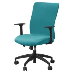 Stretch Velvet Office Chair Cover - Soft, Removable & Washable