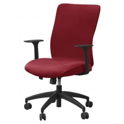 Stretch Velvet Office Chair Cover - Soft, Removable & Washable
