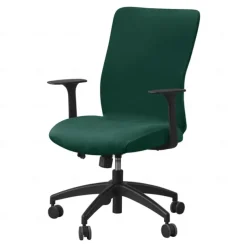 Stretch Velvet Office Chair Cover - Soft, Removable & Washable