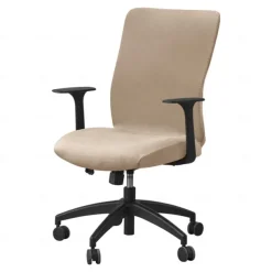 Stretch Velvet Office Chair Cover - Soft, Removable & Washable