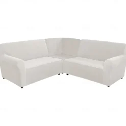 Stretch velvet 5-seater L-shaped sofa cover Solid color all-inclusive private seat pie corner L-shaped sofa cover