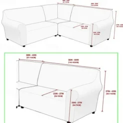 Stretch velvet 5-seater L-shaped sofa cover Solid color all-inclusive private seat pie corner L-shaped sofa cover