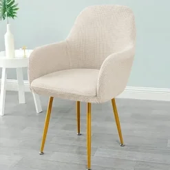 Stretch Wing Chair Slipcover with Seat Cover Spandex Water-Resistant Sofa Covers Wingback Armchair Covers Protector for Living Room Strandmon Chair Cover