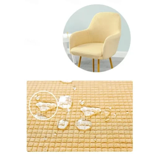 Stretch Wing Chair Slipcover with Seat Cover Spandex Water-Resistant Sofa Covers Wingback Armchair Covers Protector for Living Room Strandmon Chair Cover