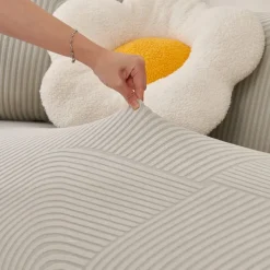 Stretchable Full Sofa Cover Slipcover Elastic All-Inclusive Couch Cover Anti-Slip and Durable Easy to Install and Machine Washable Perfect for Home Decor and Protection
