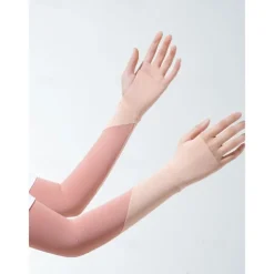 Striped Sun Protection Ice Sleeves Summer Outdoor Cycling Running Arm Sleeves Breathable Ice Sleeves