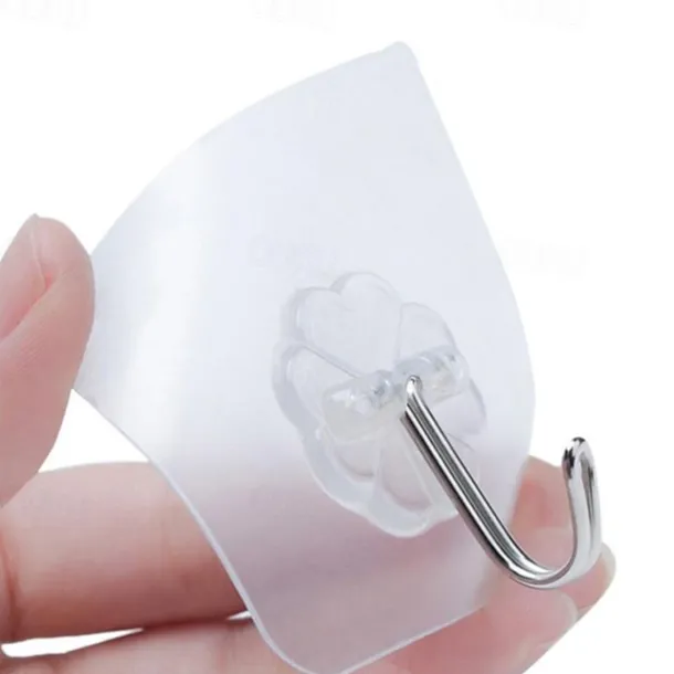 Strong Self Adhesive Door Wall Hangers Hooks Suction Heavy Load Rack Cup Sucker for Kitchen Bathroom Strong