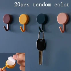 Strong Self Adhesive Door Wall Hangers Hooks Suction Heavy Load Rack Cup Sucker for Kitchen Bathroom Strong