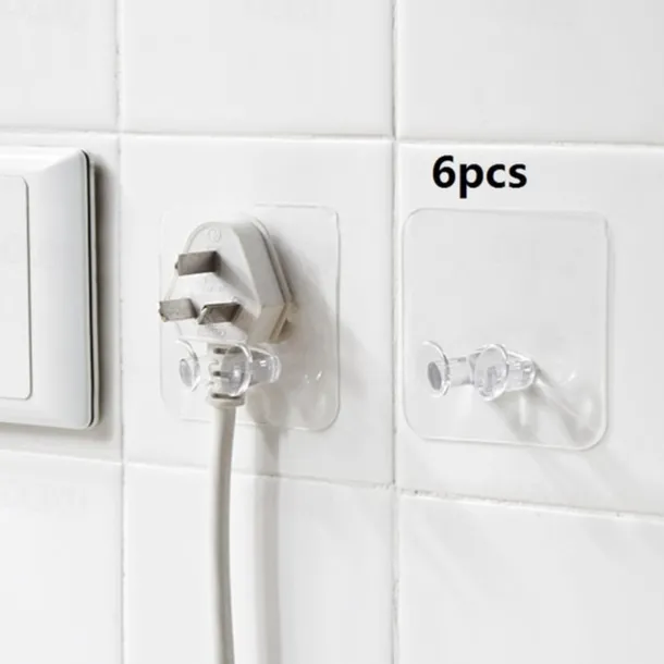 Strong Self Adhesive Door Wall Hangers Hooks Suction Heavy Load Rack Cup Sucker for Kitchen Bathroom Strong