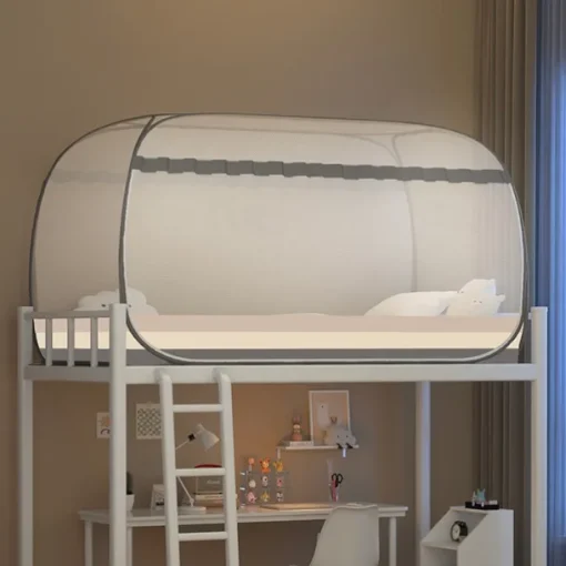 Student Dormitory Mosquito Nets Foldable Mosquito Net Student Dormitories Mosquito Netting Increase Space Increase Density Gauze Mosquito Tent Simplicity with Free Installation