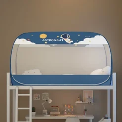 Student Dormitory Mosquito Nets Foldable Mosquito Net for Bunk Bed Mosquito Netting Increase Space Increase Density Gauze Mosquito Tent with Free Installation
