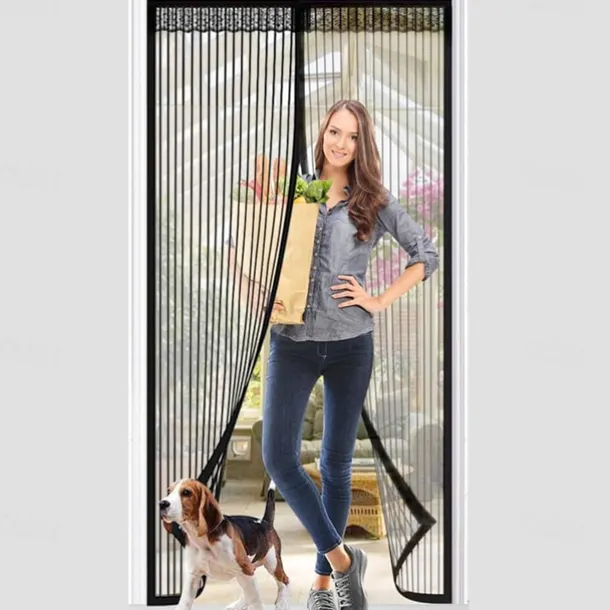 Summer Anti-Mosquito Door Curtain Household High-end Magnetic Encrypted Door Anti-Fly Partition Curtain Screen Door Magnet Screen Window Without Punching