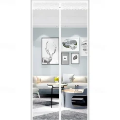 Summer Anti-Mosquito Door Curtain Household High-end Magnetic Encrypted Door Anti-Fly Partition Curtain Screen Door Magnet Screen Window Without Punching