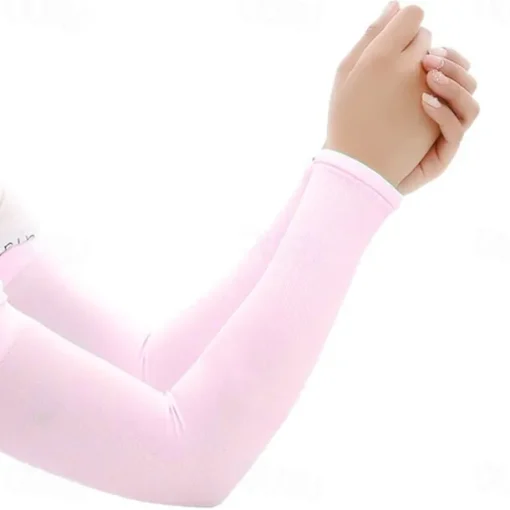 Summer Arm Sleeves Cooling Gloves Women Men Arm Warmers Sleeves Armwarmer UV Sun Protection Cotton Long Fingerless Gloves Arm Sleeves