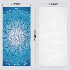 Summer Beach Towel Quick-Drying Tropical Bohemian Rainforest Sea Turtle Plant Towel Soft and Quick-Drying Beach Towel Super Absorbent Soft Microfiber Sand Pool Bath Outdoor Travel Towel