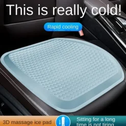 Summer Car Seat Cushion Breathable Cool Gel Universal Multifunctional Home Office Chair For Pressure Relief Back Tailbone Pain