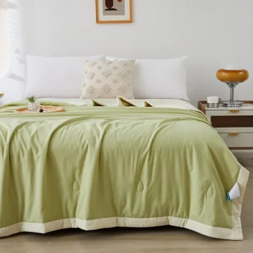 Summer Cooling Comforter Quilt Skin-friendly Keep Cool Blanket Cold Tech Fabric Summer Double-sided Comforter