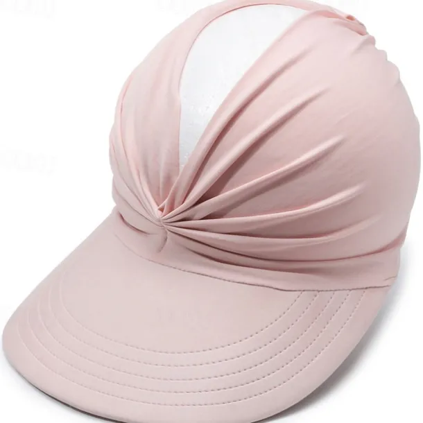 Sun Hats for Women UV Protection Sun Visor Wide Brim Summer Hats with Ponytail