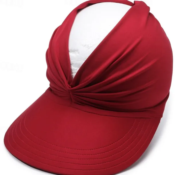 Sun Hats for Women UV Protection Sun Visor Wide Brim Summer Hats with Ponytail