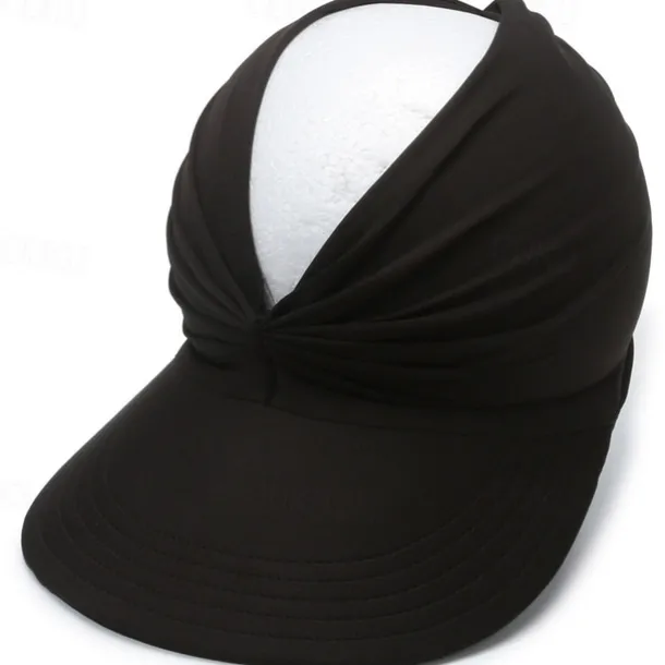 Sun Hats for Women UV Protection Sun Visor Wide Brim Summer Hats with Ponytail