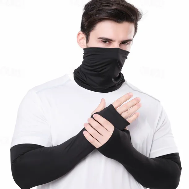 Sun Protection Sleeve Sports Headgear and Sleeve for Men Women Outdoor Dustproof Activities Camping