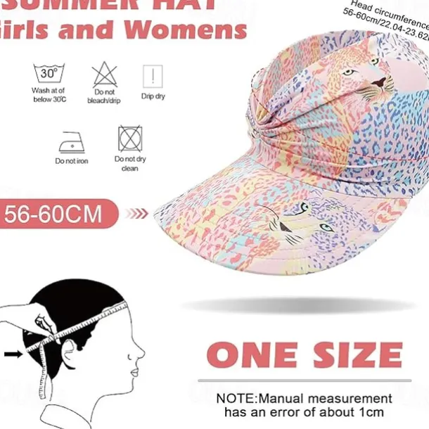 Sun Visor Hats for Women with Large Brim Foldable Visor Cap Beach Hat Sun Protection UPF 50+ Designed for Outdoor Sports Beach Volleyball, Golf, Baseball, Tennis, Badminton, Running