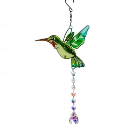 Suncatcher Bird Crystal Ball Prism Window Visor Rainbow Maker Pendant Sun Catcher