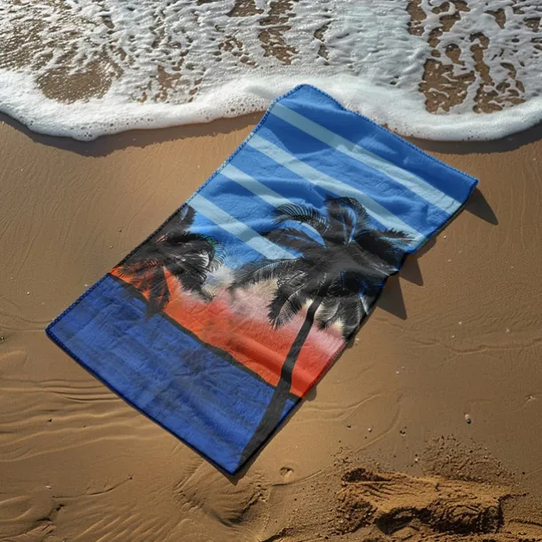 Sunshine and Beach Beach Towel Premium Quality Ultra Soft Absorbent Lightweight Durable Quick Drying Vibrant Design Perfect for Beach Pool Sunbathing Travel Summer Accessory Comfortable and Stylish