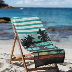 Sunshine and Beach Beach Towel Premium Quality Ultra Soft Absorbent Lightweight Durable Quick Drying Vibrant Design Perfect for Beach Pool Sunbathing Travel Summer Accessory Comfortable and Stylish