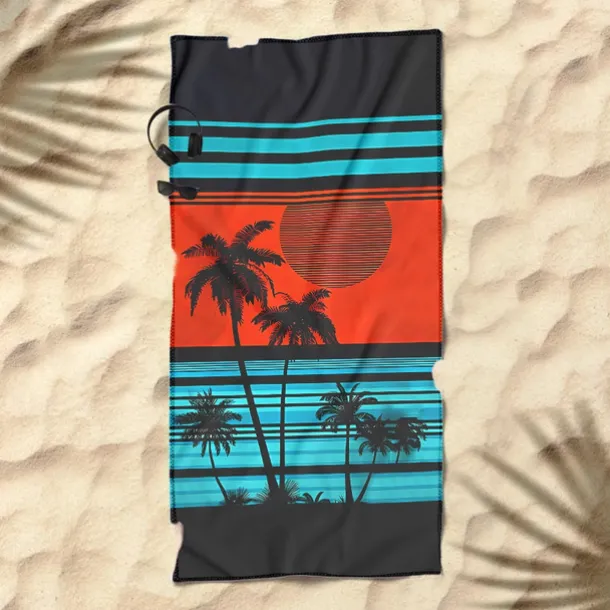 Sunshine and Beach Beach Towel Premium Quality Ultra Soft Absorbent Lightweight Durable Quick Drying Vibrant Design Perfect for Beach Pool Sunbathing Travel Summer Accessory Comfortable and Stylish