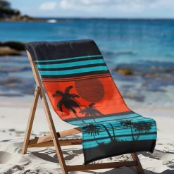 Sunshine and Beach Beach Towel Premium Quality Ultra Soft Absorbent Lightweight Durable Quick Drying Vibrant Design Perfect for Beach Pool Sunbathing Travel Summer Accessory Comfortable and Stylish