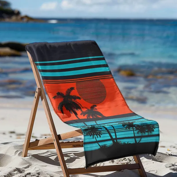 Sunshine and Beach Beach Towel Premium Quality Ultra Soft Absorbent Lightweight Durable Quick Drying Vibrant Design Perfect for Beach Pool Sunbathing Travel Summer Accessory Comfortable and Stylish