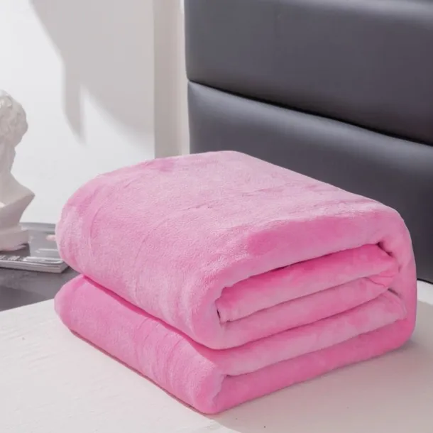 Super Soft Coral Fleece Blanket Light Weight Solid Pink Blue Faux Fur Mink Throw Sofa Cover Bedspread Flannel Blankets Fleece Blanket Sherpa Blanket