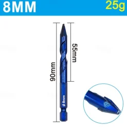 Superhard Alloy Steel Ceramic Tile Concrete Superhard Spiral Groove Eccentric Drill Bit Special Cement Triangular Drilling Tools