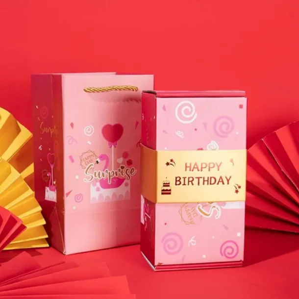 Surprise Gift Box Explosion - 2025 Newly Valentine's Day Surprise Gift Boxes Stocking Fillers,Gift Box Explosion for Money and Birthday, Pop-Up Explosion Gift Box