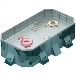 Swimming Pool for Large Dogs Foldable Ground Kids Puppy Outdoor Bathing Tubs for Camping Backyard Garden