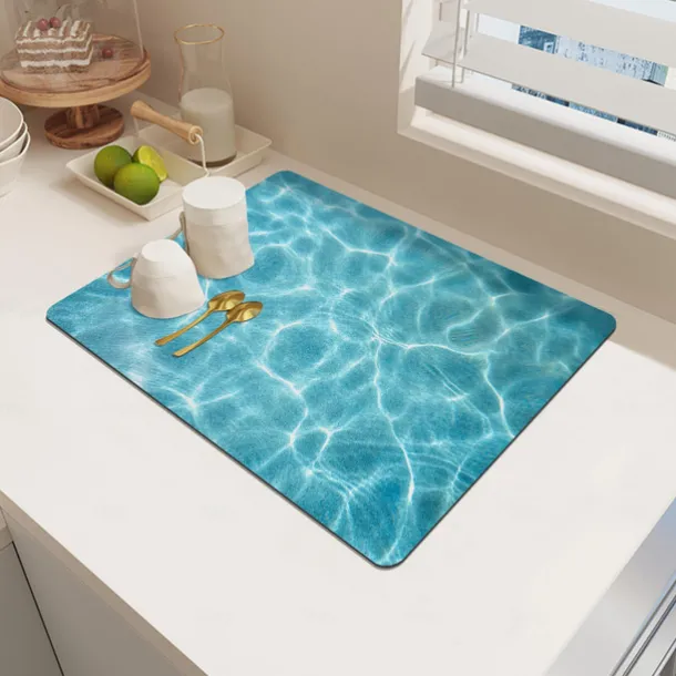 Table Mat Draining Mat Bar Heat iInsulation Non-slip Mat Household Kitchen Utensils Drying Mat