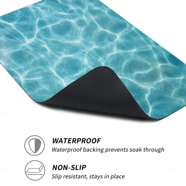 Table Mat Draining Mat Bar Heat iInsulation Non-slip Mat Household Kitchen Utensils Drying Mat