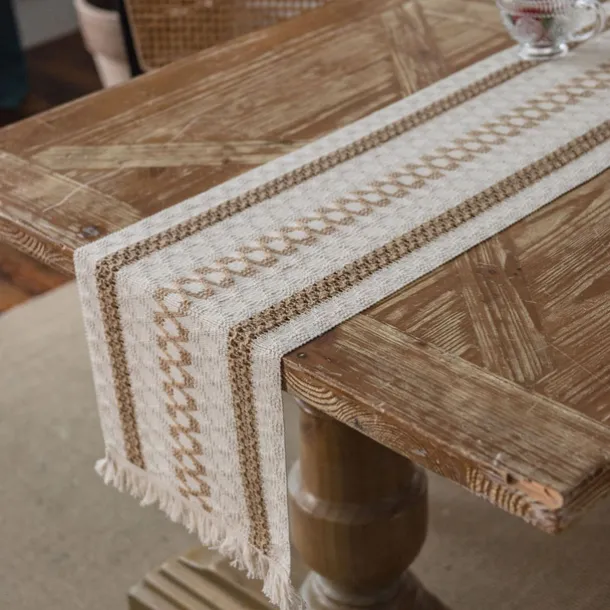 Tablerunner Decorative and Durable Table Cover Ideal for Dining and Kitchen Tables Perfect for Everyday Use or Special Occasions