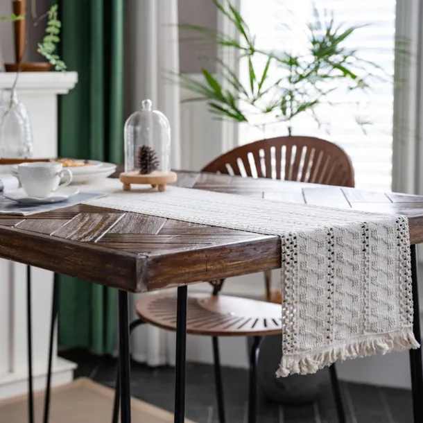Tablerunner Decorative and Durable Table Cover Ideal for Dining and Kitchen Tables Perfect for Everyday Use or Special Occasions