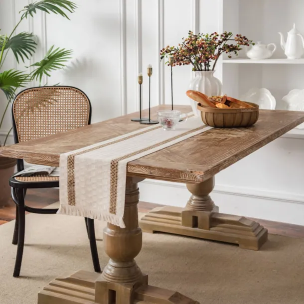 Tablerunner Decorative and Durable Table Cover Ideal for Dining and Kitchen Tables Perfect for Everyday Use or Special Occasions