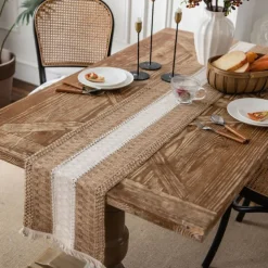 Tablerunner Decorative and Durable Table Cover Ideal for Dining and Kitchen Tables Perfect for Everyday Use or Special Occasions
